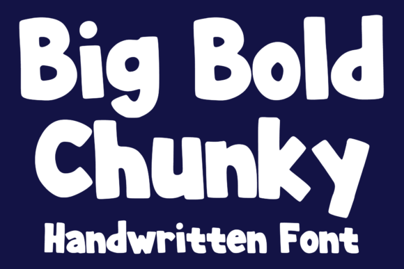 Big Bold Chunky: A Display Font That Commands Attention in Editorial Design