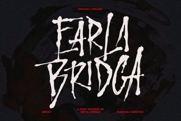 Earla Bridga: A Display Font for Bold Editorial Storytelling