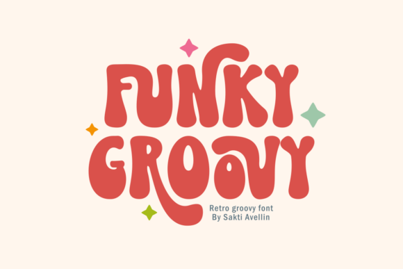 Funky Groove: A Retro Display Font for Editorial Design