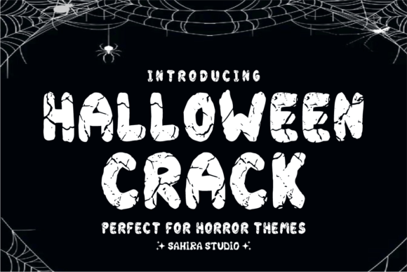Halloween Crack: A Modern Display Font for Editorial Design