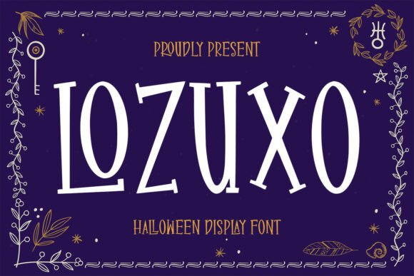 Lozuxo: The Font That Brings Halloween Magic to Your Campaigns