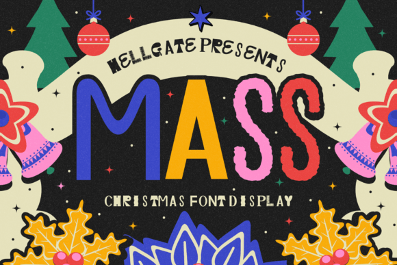 Mass Font: A Playful Display Typeface for Campaigns