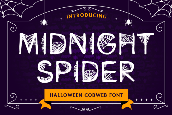 Midnight Spider Display Typeface for Digital Designers