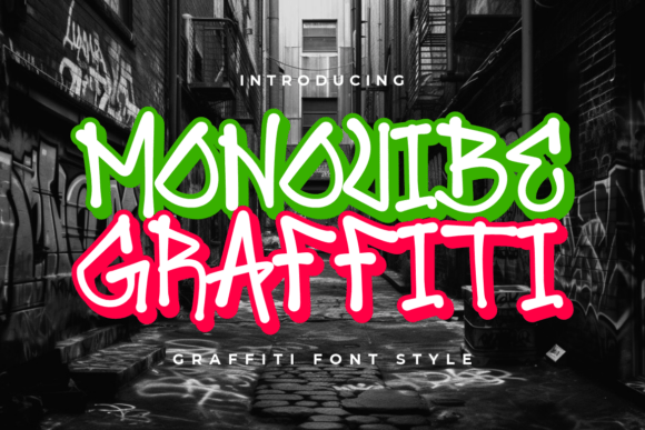 Monovibe Graffiti: A Display Font for Campaign Design