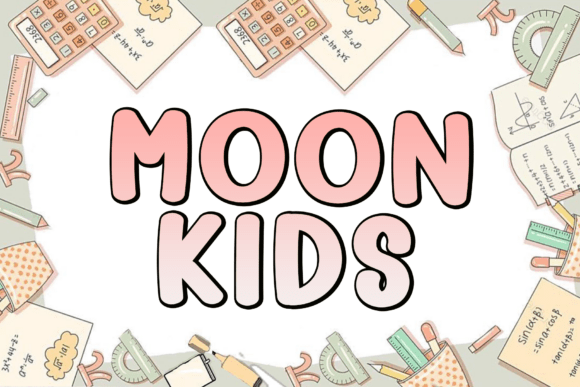 Moon Kids Font: A Playful Display Typeface for Real Branding Projects