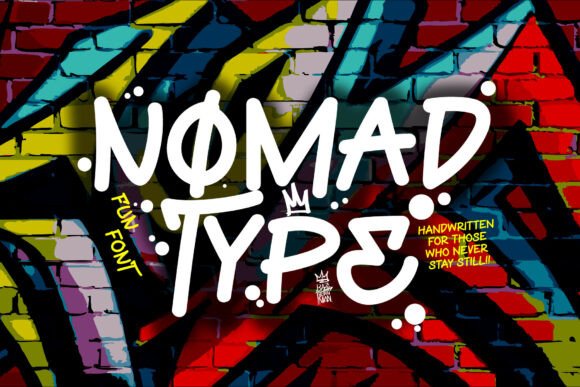Nomad Type: A Handwritten Display Font That Gives Your Brand Real Character