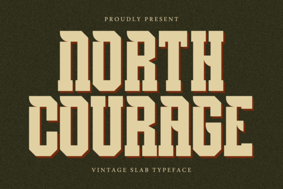 North Courage: A Display Font for Editorial Elegance