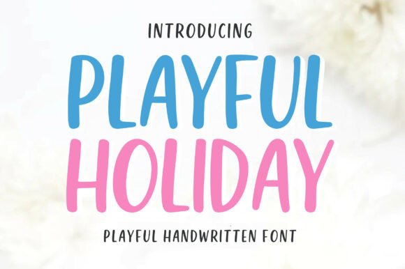 Playful Holiday Font for Web and Digital Design