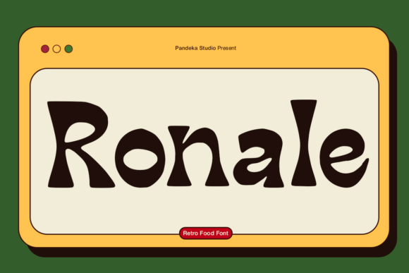 Ronale Display Font: A Retro Typeface for Bold Web Headlines