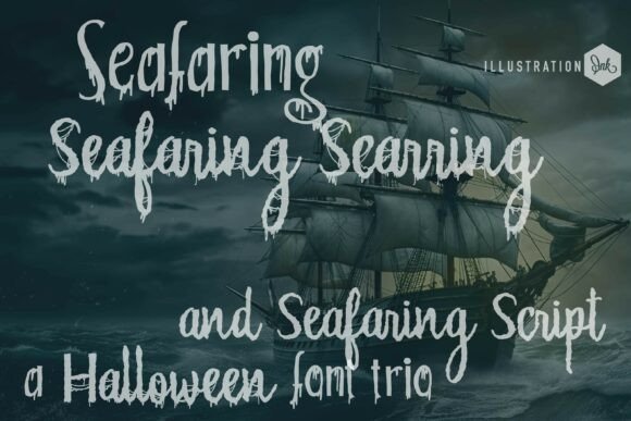 Seafaring Scarring Trio: A Font Trio for Memorable Branding