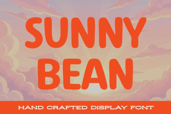 Sunny Bean Typeface: A Playful Display Font for Small Business Branding