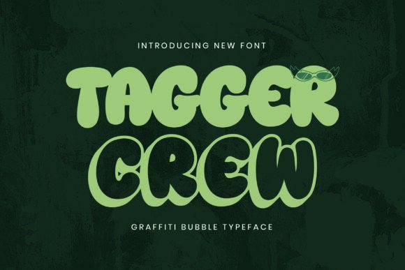 Tagger Crew: A Bold Graffiti Bubble Font for Handmade Products