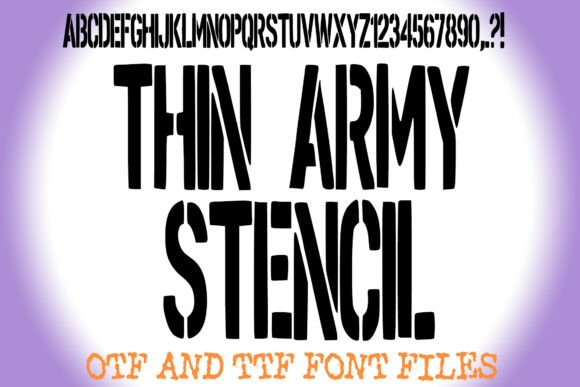 Thin Army Stencil: A Web Designer's Review of This Bold Display Font