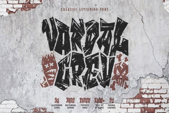Vandal Crew: The Display Font for Unapologetic Branding